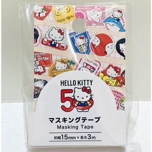 Hello Kitty 50th Anniversary Washi Tape Daiso JAPAN Masking Tape